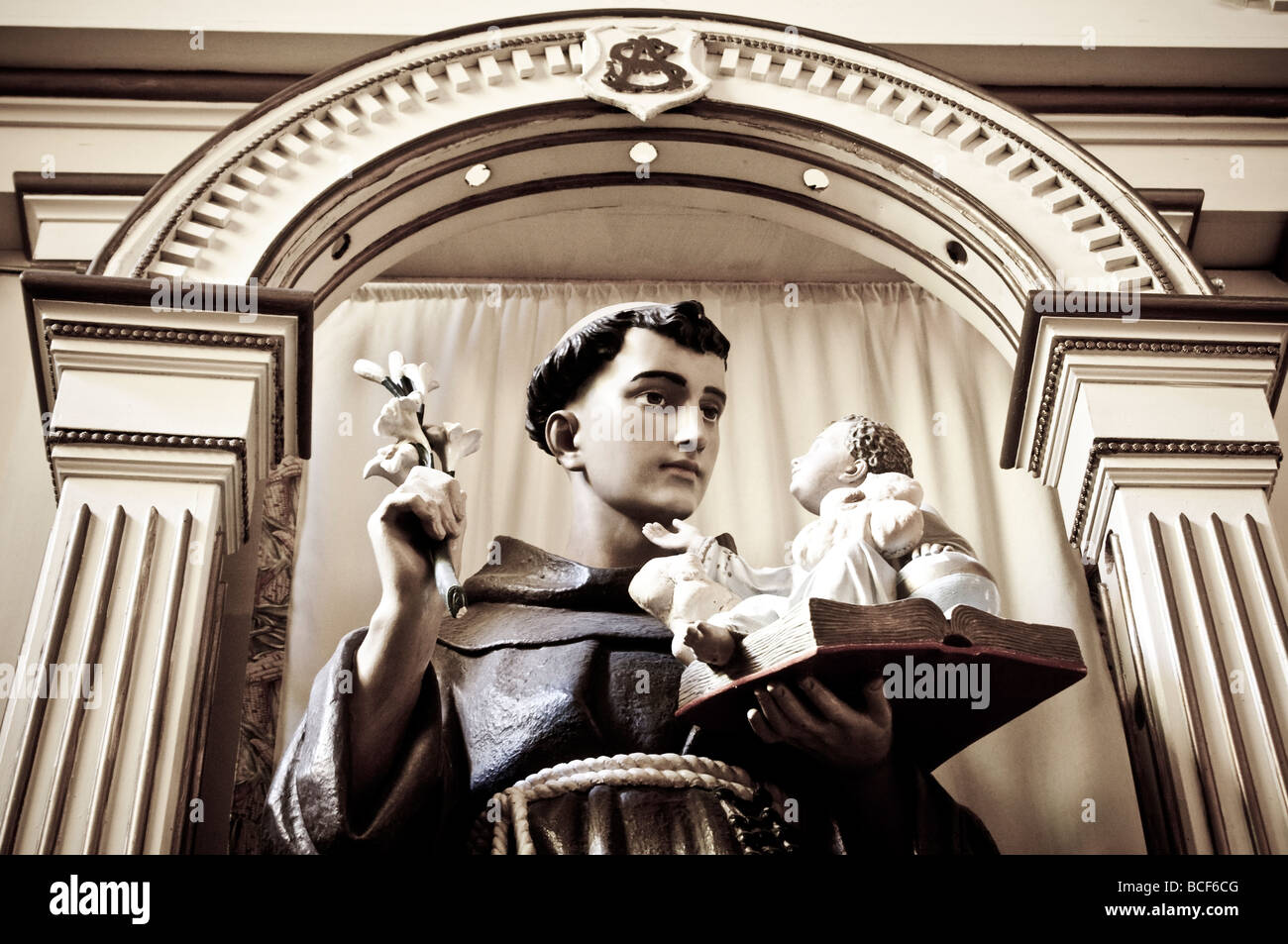 Sehenswürdigkeiten rund um El Paso, als ich im Januar 2009 auf die Mission Trail ging. Stockfoto