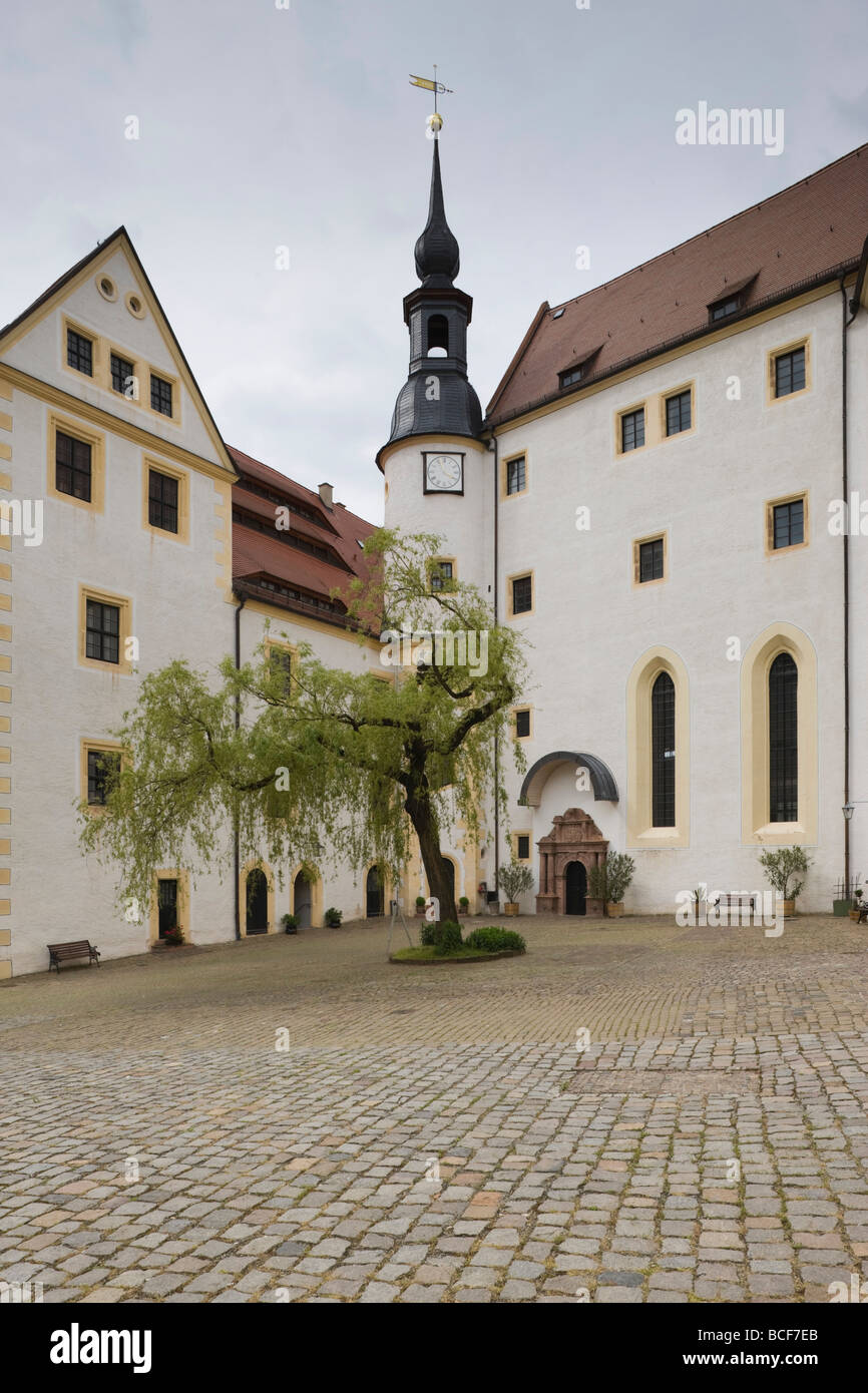 Deutschland, Sachsen, Schloss Colditz, Standort des berühmten Gefängnis in WW2 Kriegsgefangenenlager Stockfoto