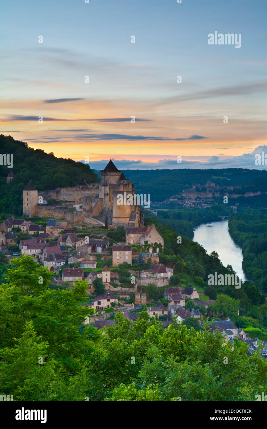 Chateau de Castelnaud, Castelnaud, Dordogne, Frankreich Stockfoto