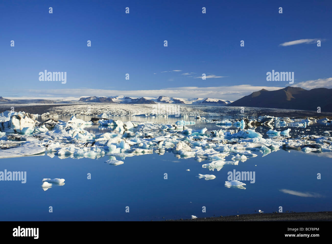 Jökulsárlón Eisberg Lagune, Island Stockfoto