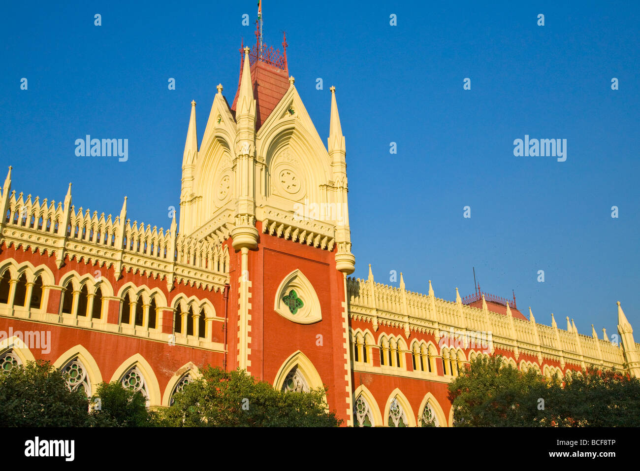 Indien, Westbengalen, Kalkutta, Calcutta High Court Stockfoto
