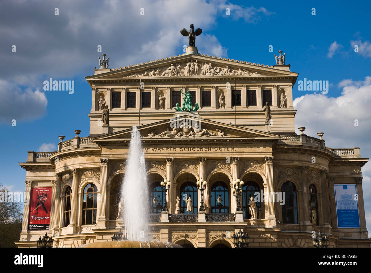 Deutschland, Hessen, Frankfurt-am-Main, Alte Oper Opernhaus Stockfoto