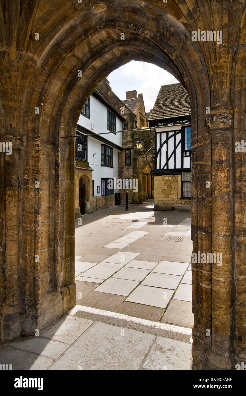 Das Conduit ursprünglich gebaut als Mönchs Waschplatz in der Abtei Kloster ca. 16. Jahrhundert Sherborne Dorset UK Stockfoto