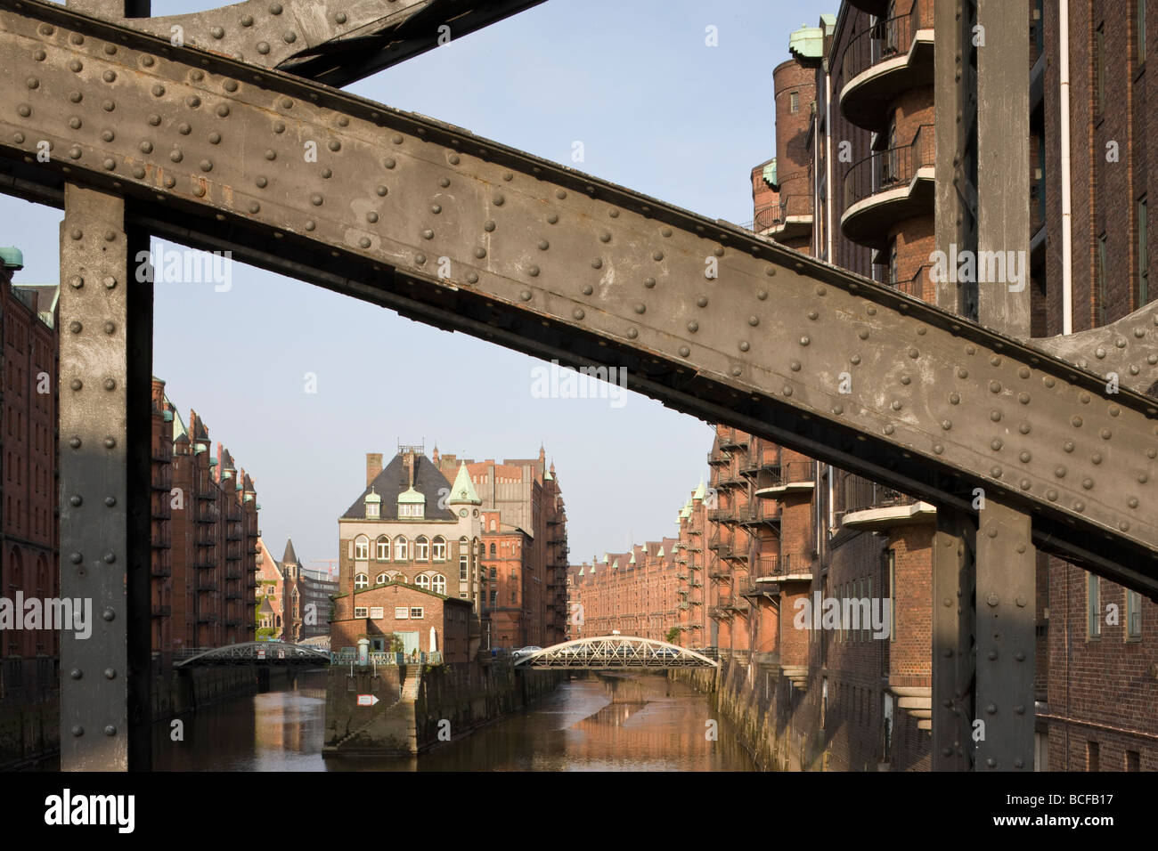 Deutschland, Stand von Hamburg, Hamburg, Speicherstadt renovierten Speicherstadt Stockfoto