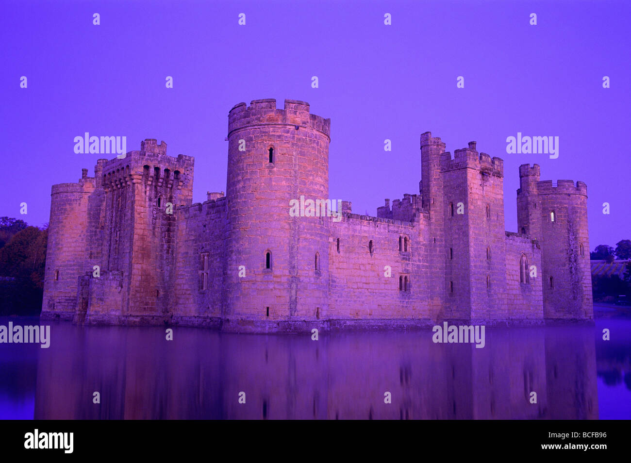 England, East Sussex, Bodiam Castle Stockfoto