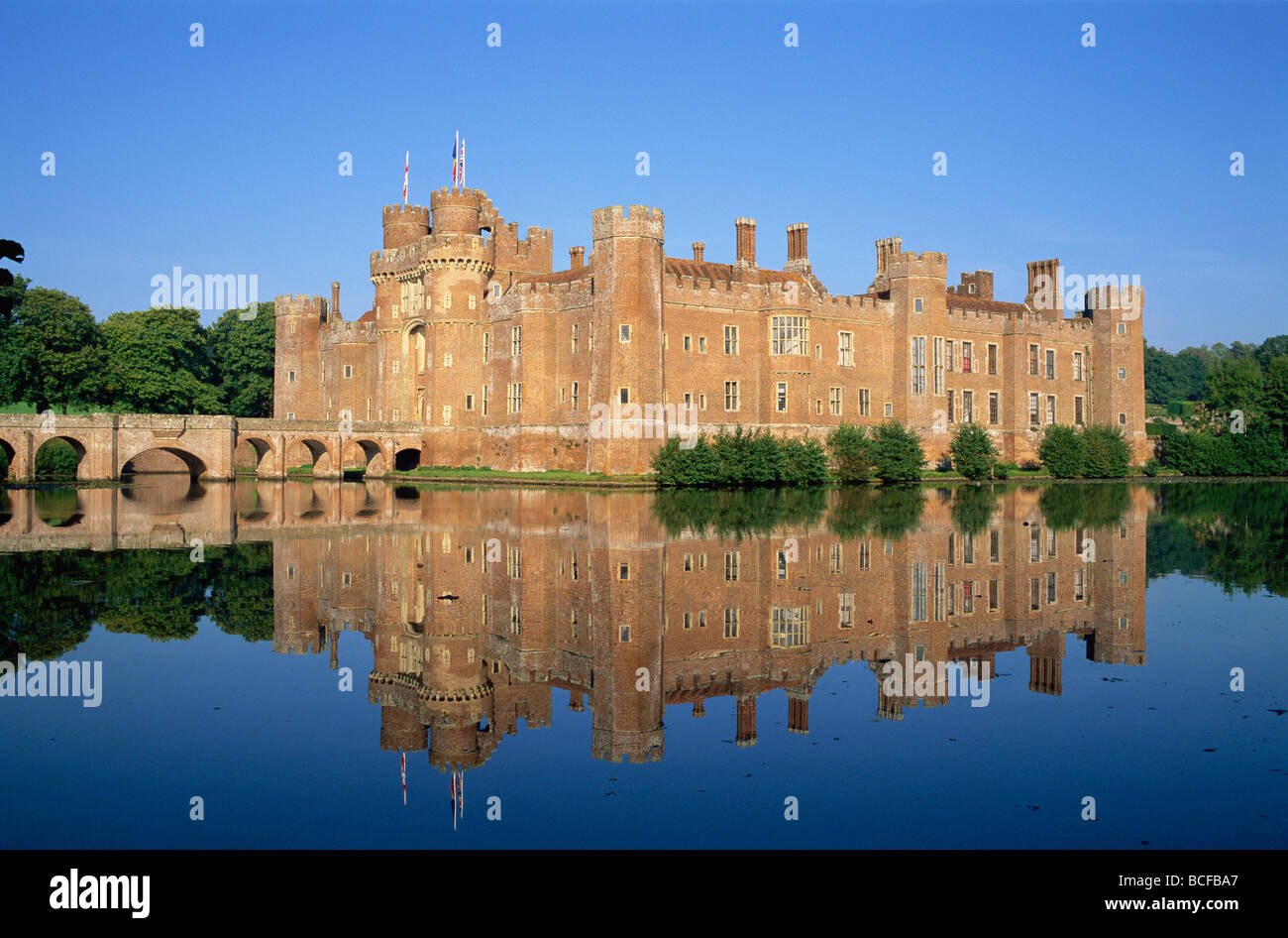 England, East Sussex, Herstmonceux Castle Stockfoto