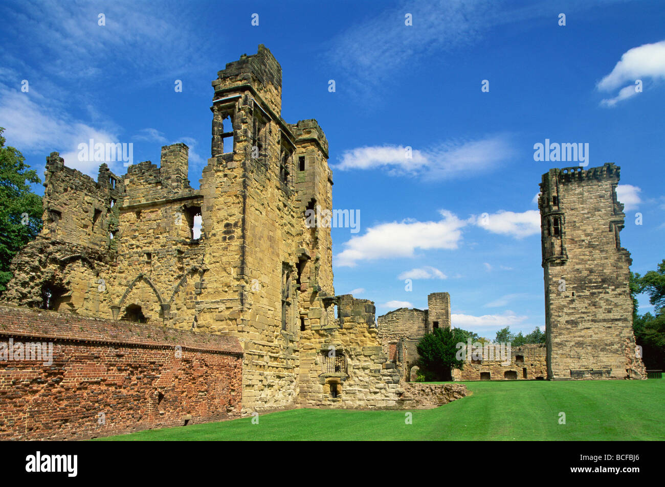 England, Leicestershire, Ashby-de-la-Zouche Burg Stockfoto