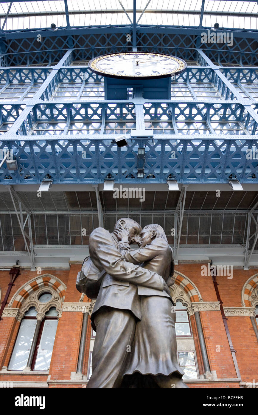 Bahnhof St. Pancras, London, England Stockfoto