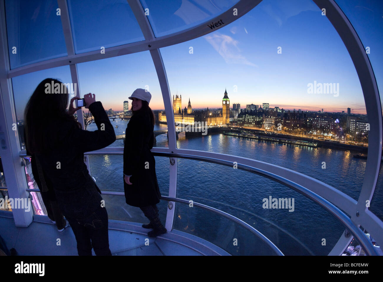 London Eye/Millennium Wheel, London, England Stockfoto