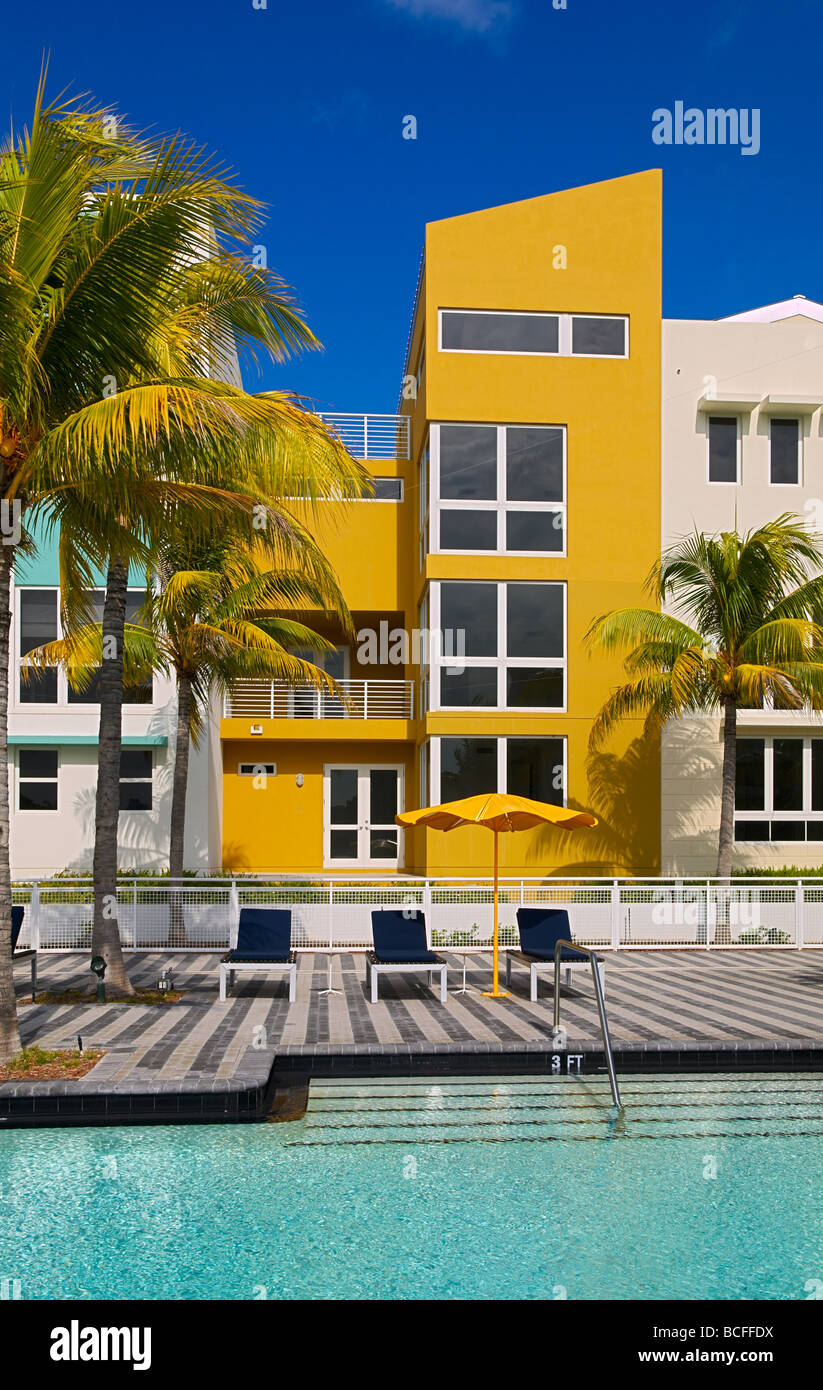 Bild von der Aqua-Entwicklung auf Miami Beach, Florida, USA Stockfoto