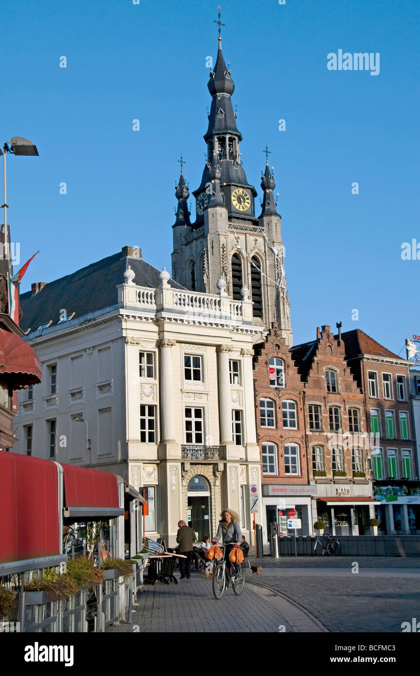 Kortrijk Belgien belgische Altstadt Flandern Stockfoto