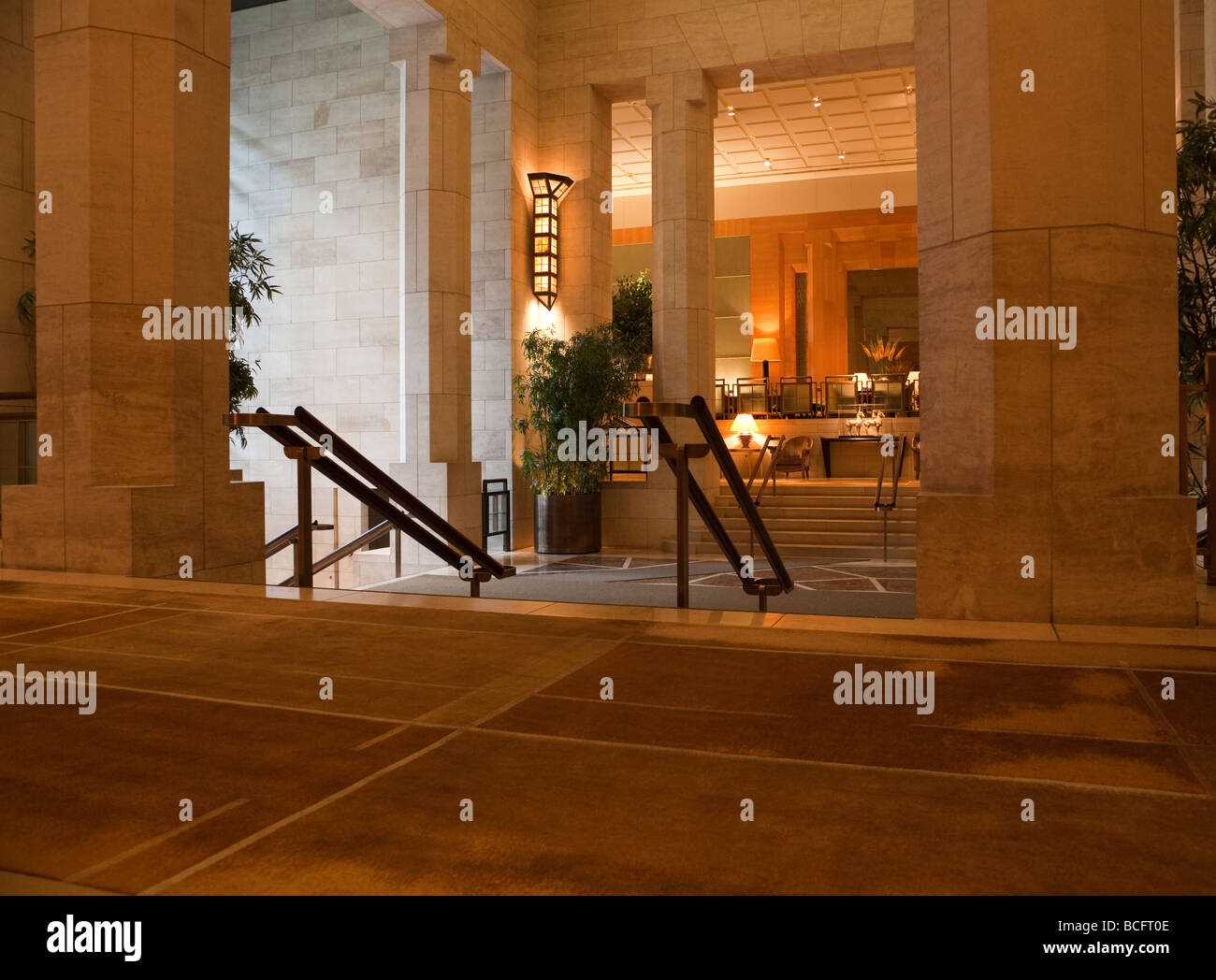 Lobby, Four Seasons Hotel, New York City, USA Stockfoto