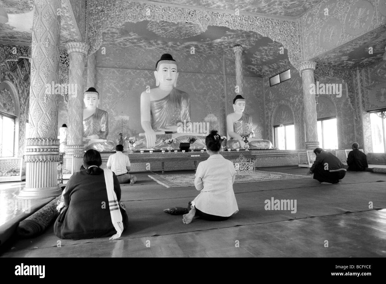 Myanmar Pathein Pagode Stockfoto