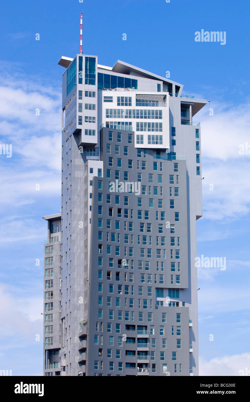 Sea Towers Mehrfamilienhaus Gdynia Polen Stockfoto