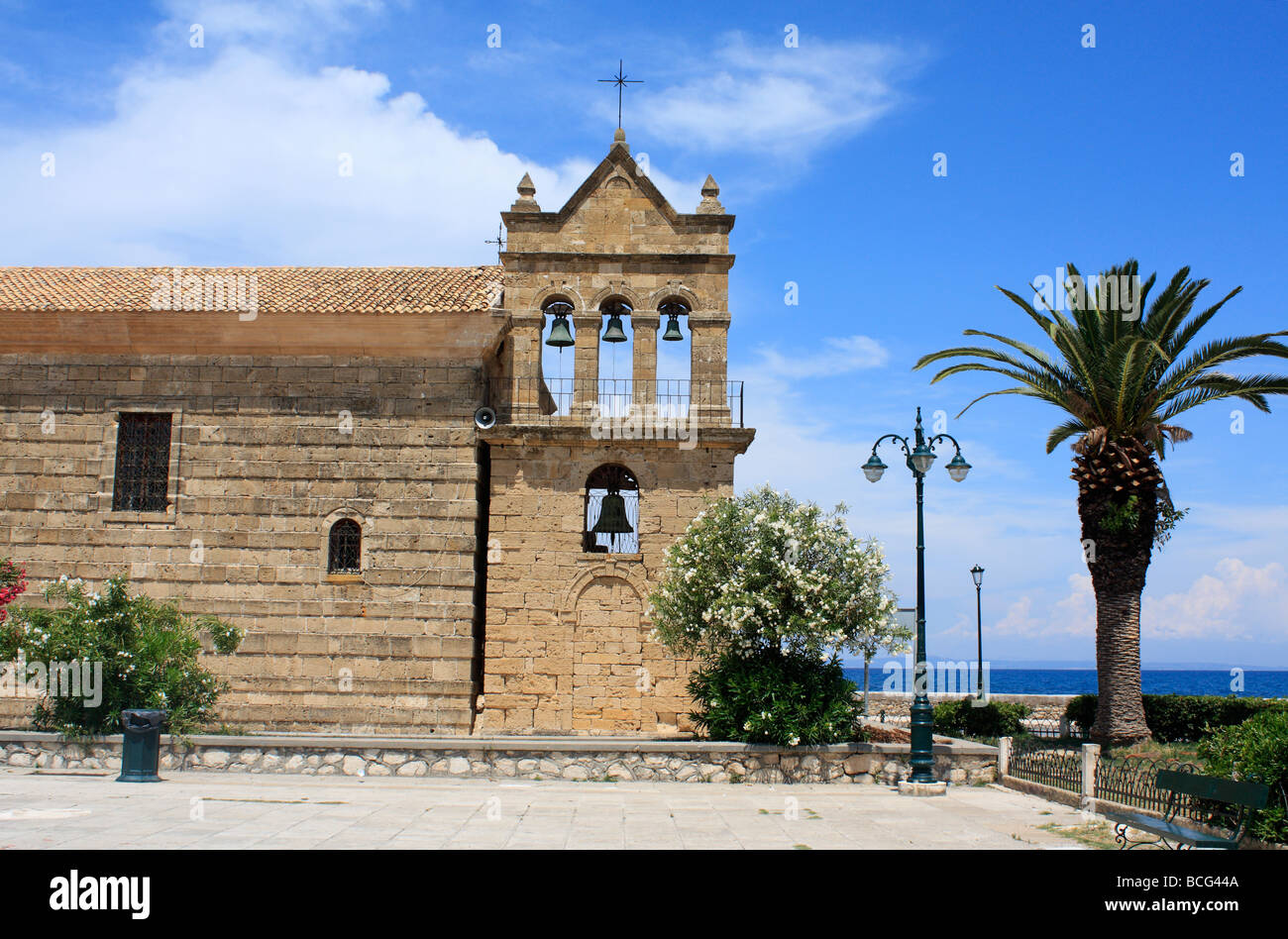 St. Nikolas griechisch orthodoxe Kirche Zante Stadt Zakynthos Zakinthos Griechenland EU Europäische Union Europa Stockfoto