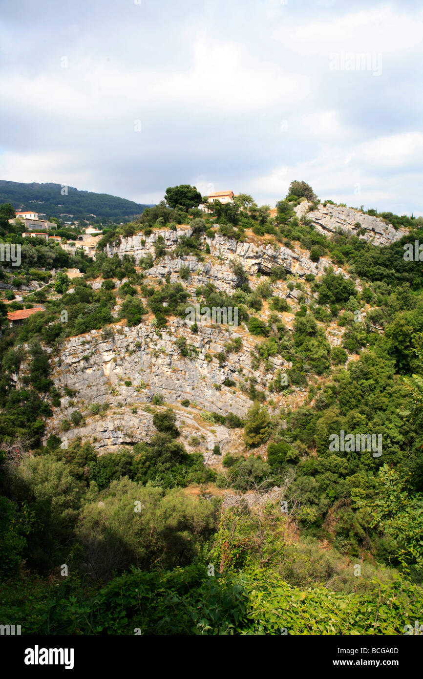 Tourrettes Sur Loup Provence Frankreich Stockfoto