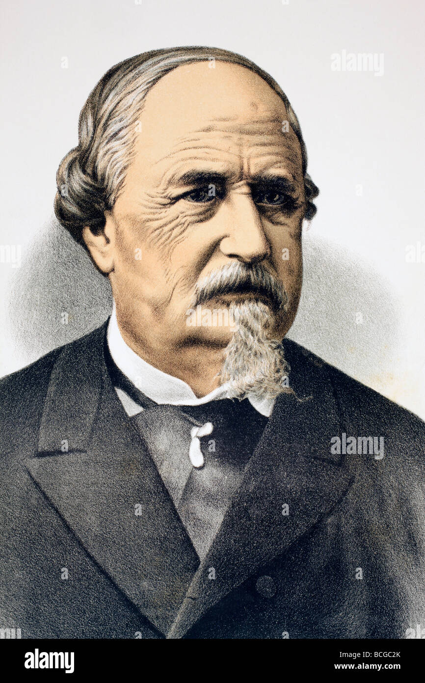 Pascual Juan Emilio Arrieta Corera, 1821 - 1894. Spanischer Komponist. Stockfoto
