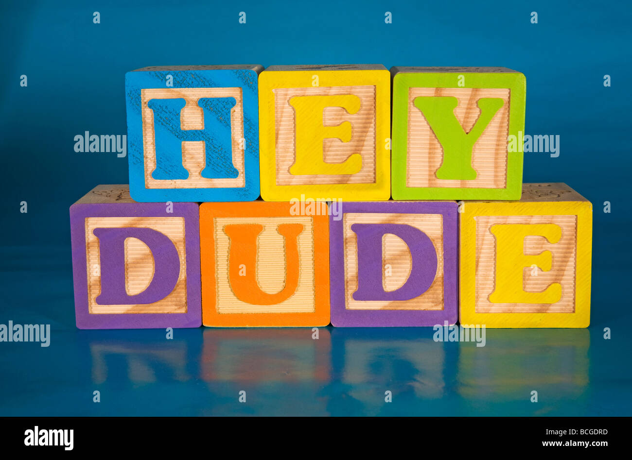 Hey Dude Stockfoto
