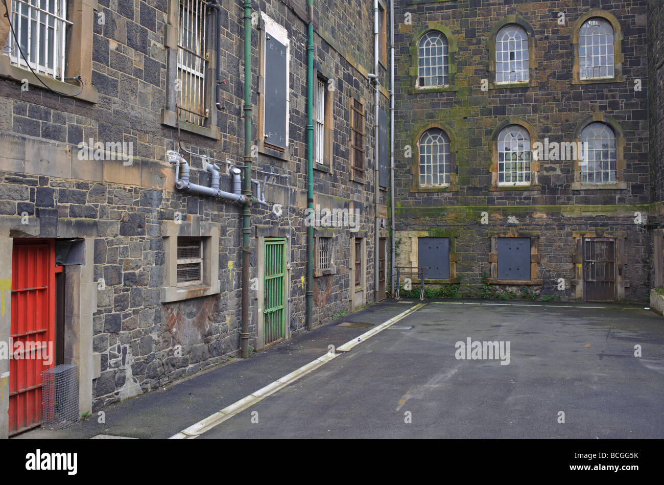 Crumlim Road Gaol in Belfast das viktorianische Ideal Stockfoto