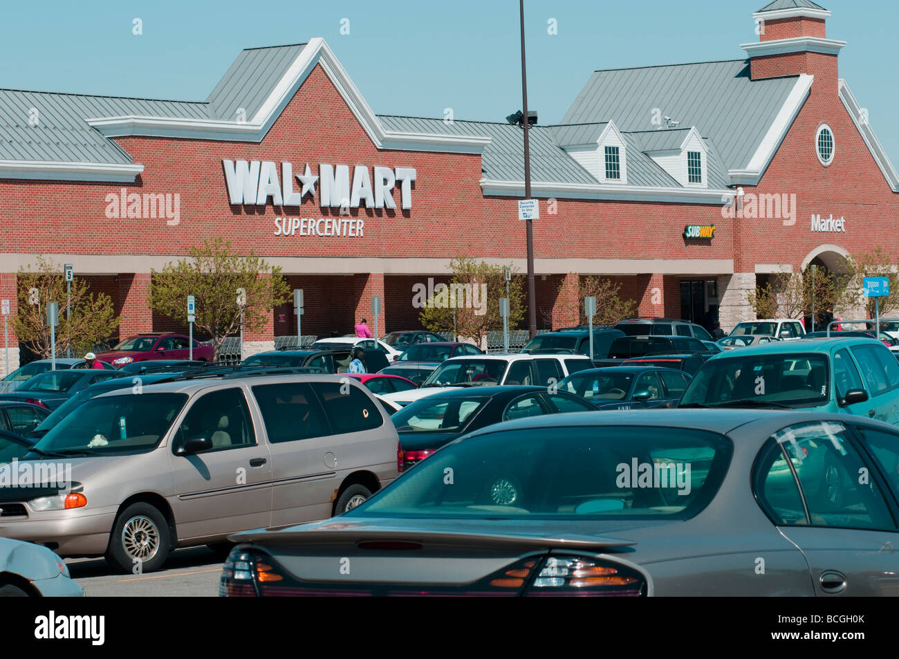 Wal-Mart Supercenter, Dearborn, Michigan, USA Stockfoto