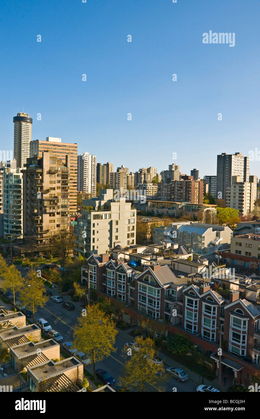 Moderne Architektur Downtown Vancouver Stockfoto