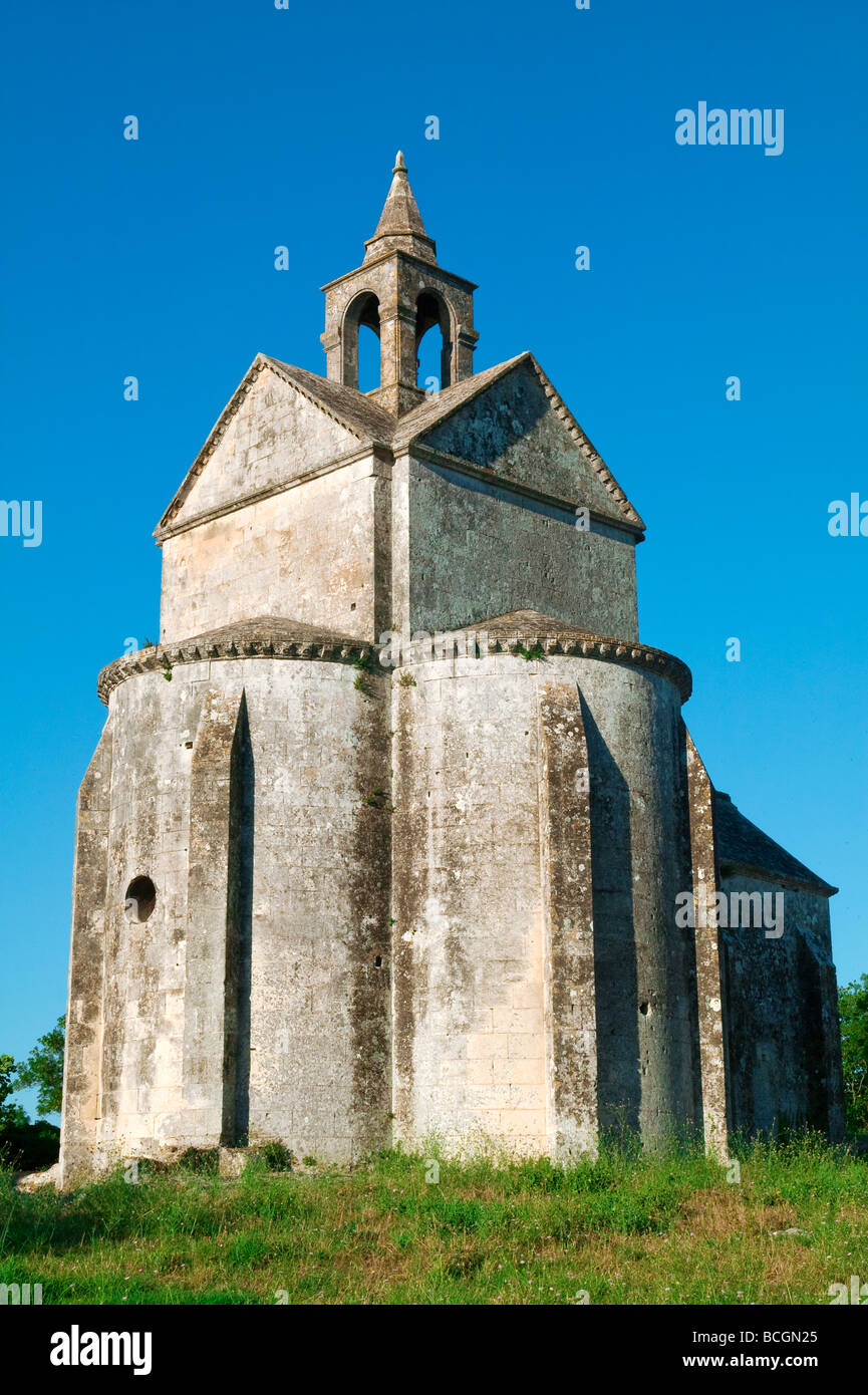 SAN PETER KAPELLE MONTMAJOUR ABTEI ARLES PROVENCE FRANKREICH Stockfoto