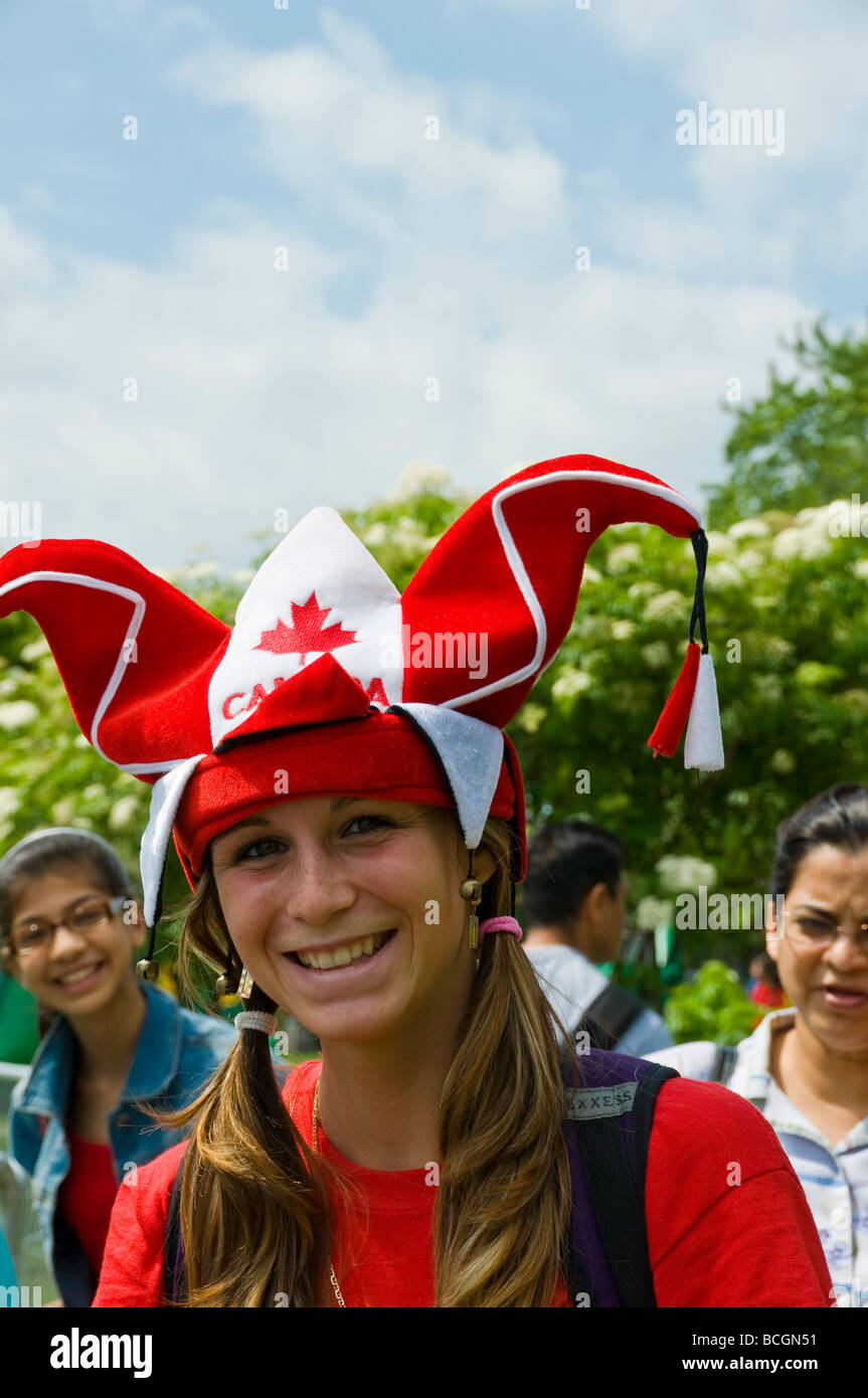 Canada Day Feierlichkeiten Montreal Stockfoto