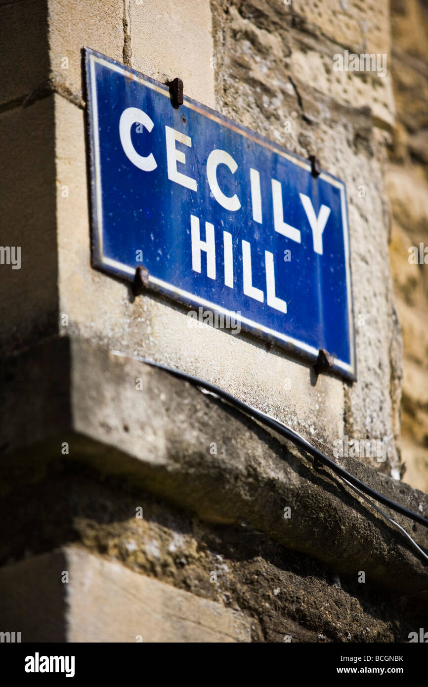 Cecily Hill in der historischen Romano britischen Stadt von Cirencester (Corinium Dobunnorum), Gloucestershire, UK Stockfoto