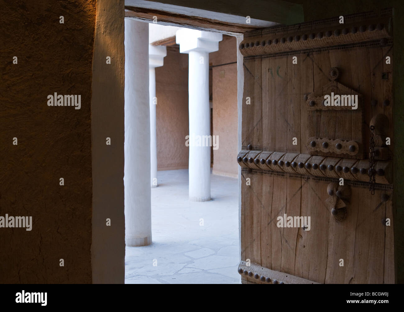 Rijadh das Innere des Masmak Festung XIX. Jahrhundert in der Altstadt Stockfoto