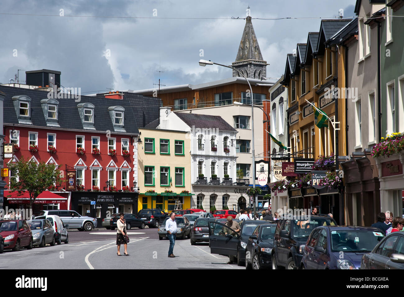 College Street Killarney County Kerry South West Irland Stockfoto