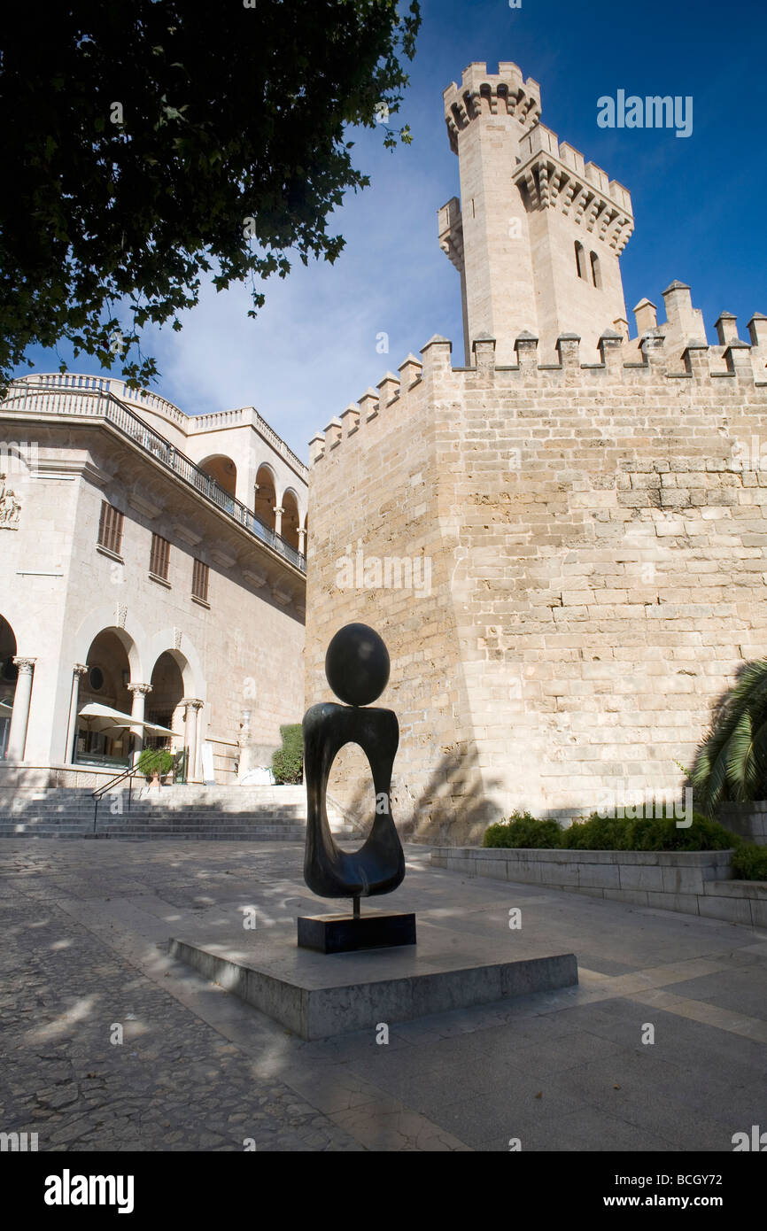 Enge Gasse in Palma de Mallorca Stockfoto