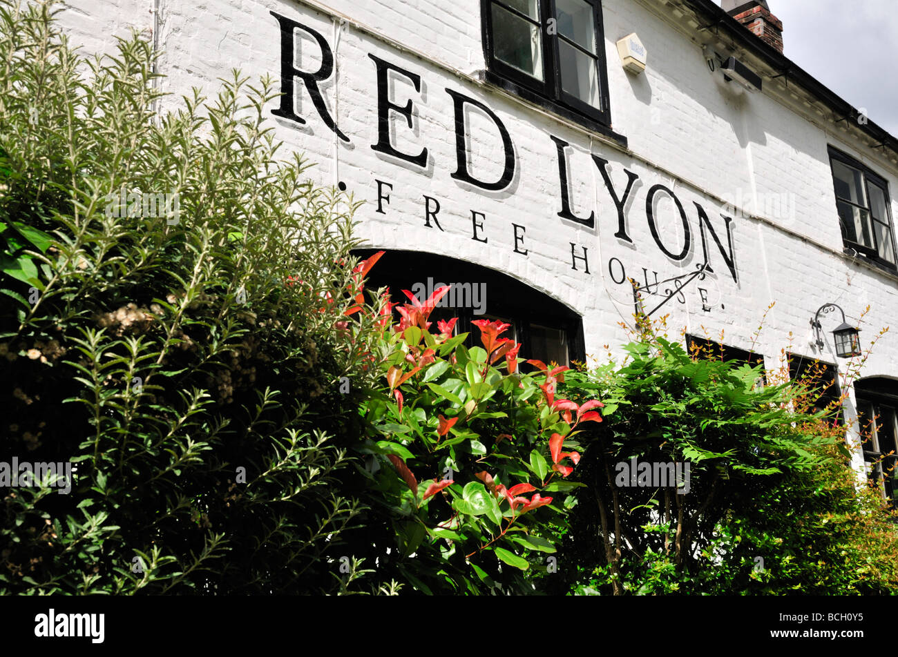 Das Red Lyon Pub Restaurant, Hurley, Berkshire, UK Stockfoto