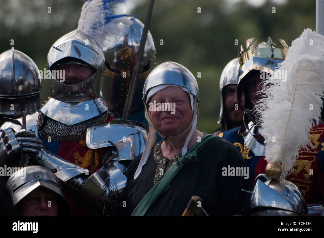 Ein Foto von John Sergaent an der Schlacht von Tewkesbury Re-Enactment 2009 genommen Stockfoto