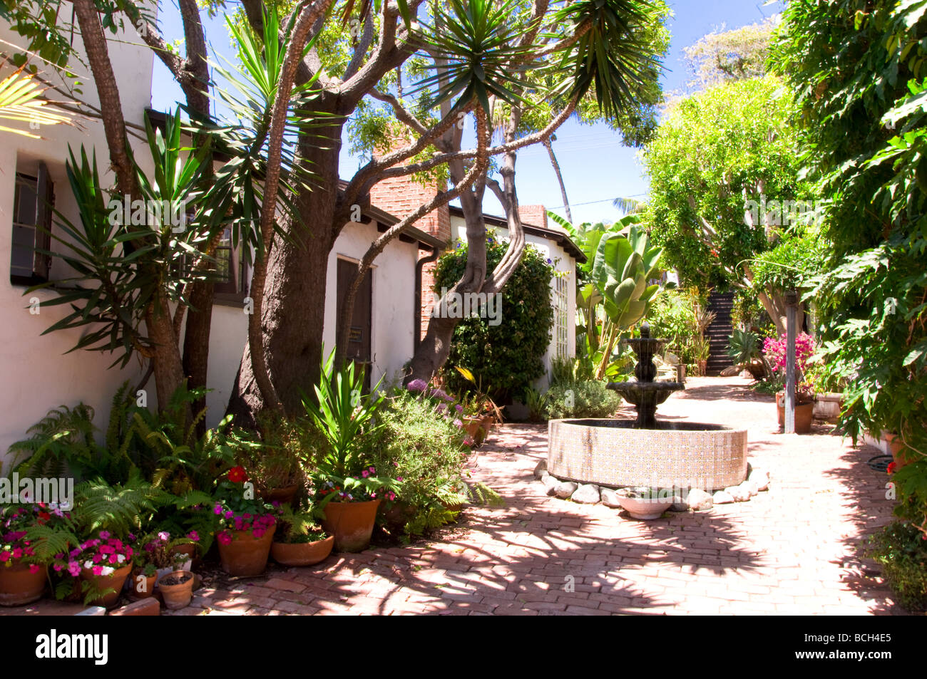 California-Haus-Garten Stockfoto