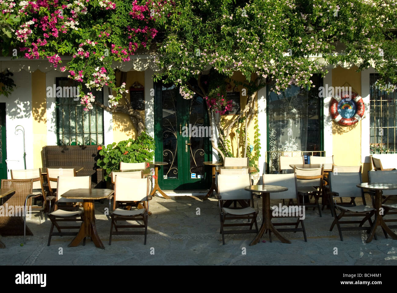 Griechische Taverna Stockfoto