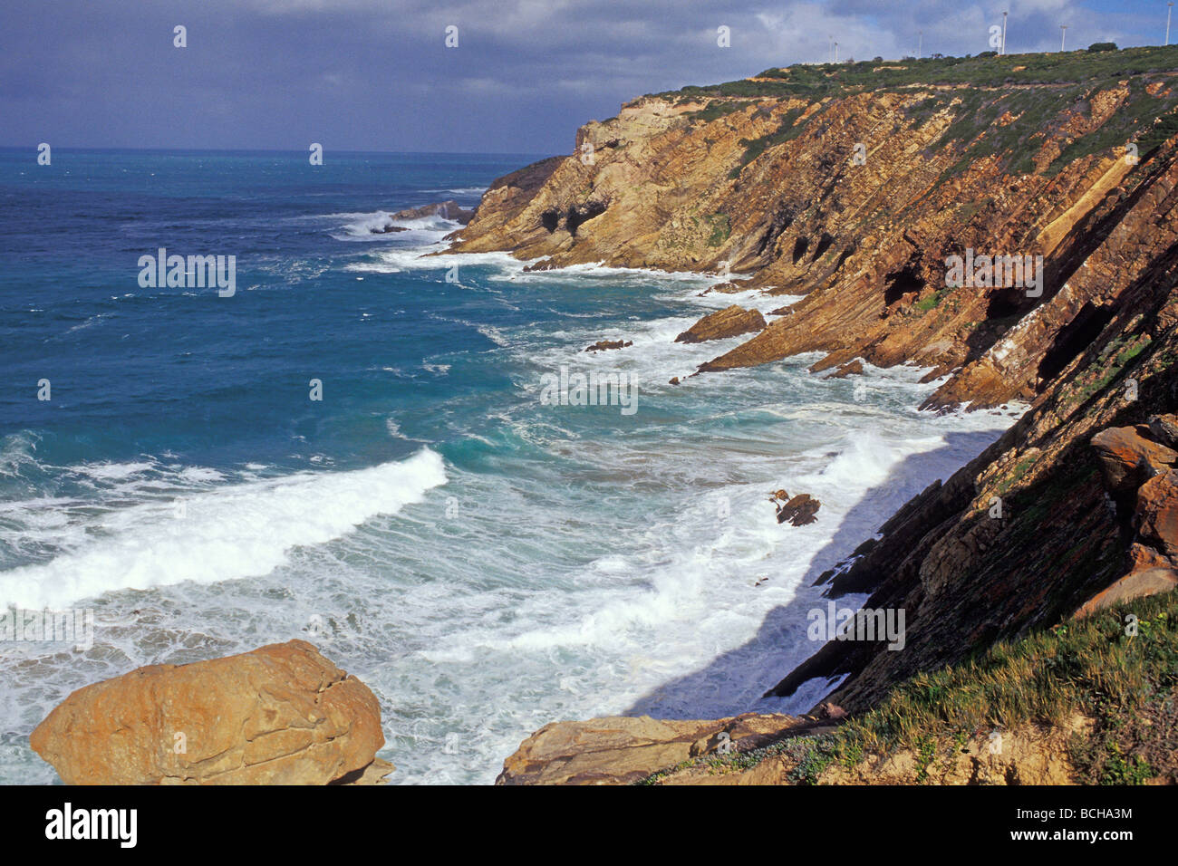 Raue Küste Mossel Bay Provinz Westkap in Südafrika Stockfoto