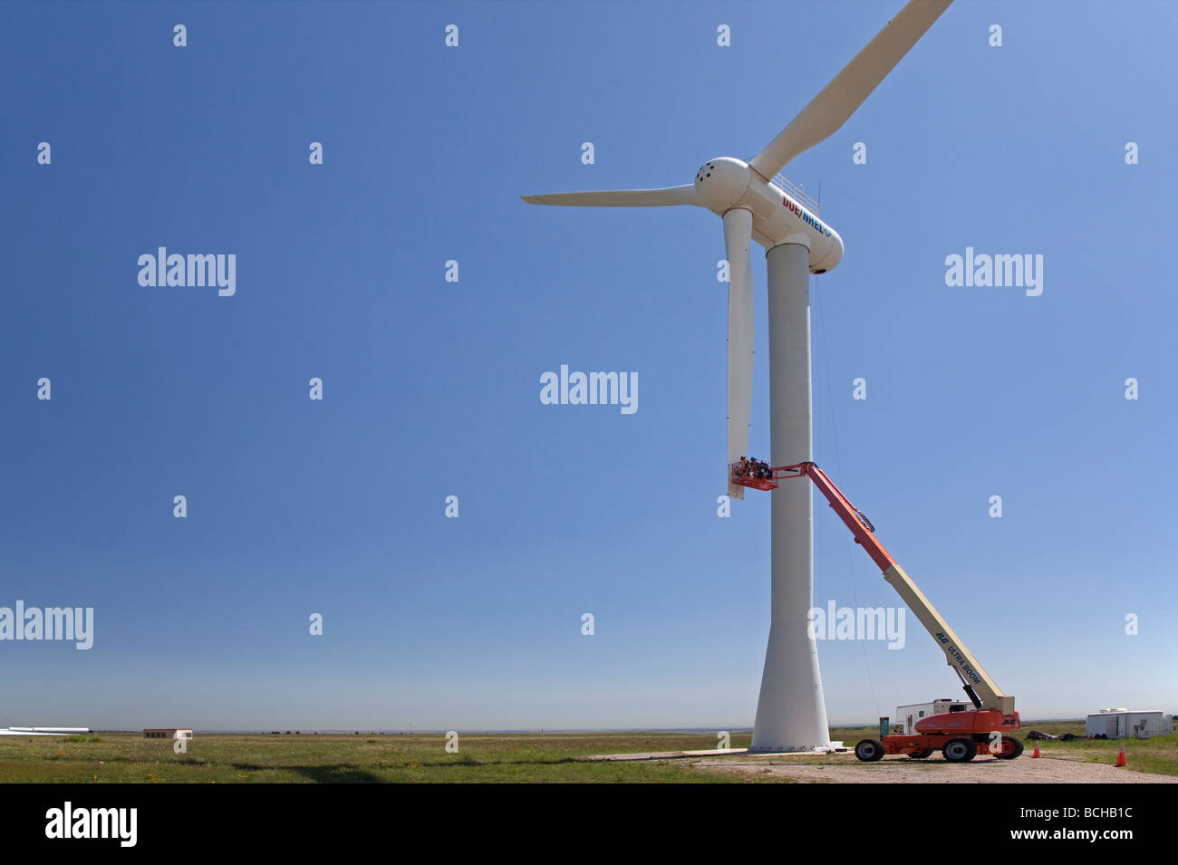 Windenergieforschung im Wind Technology Center der National Renewable Energy Laboratory Stockfoto