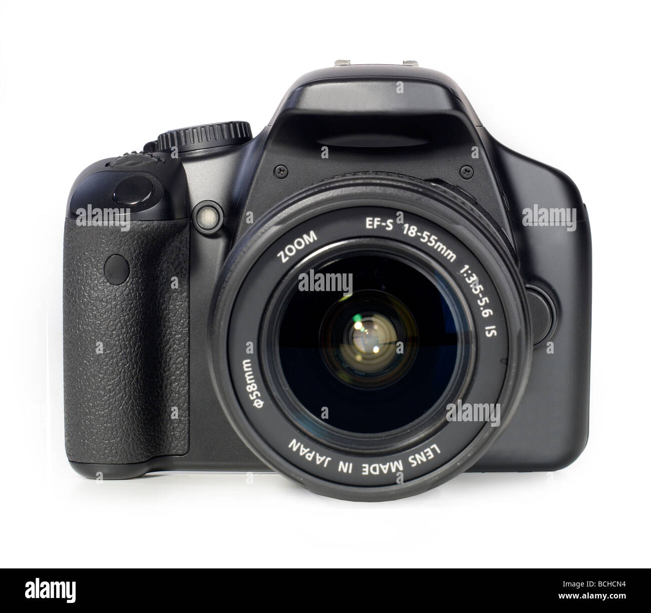 Schwarz digitale 35mm DSLR Kamera Spiegelreflex Stockfoto