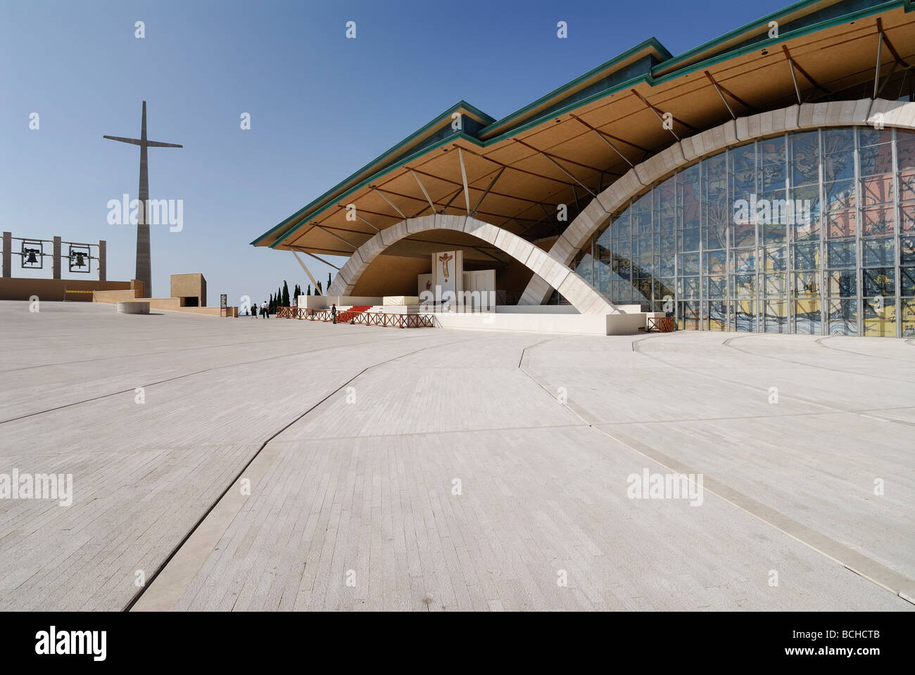 San Giovanni Rotondo Apulien Italien Heiligtum von Padre Pio von Renzo Piano entworfen Stockfoto