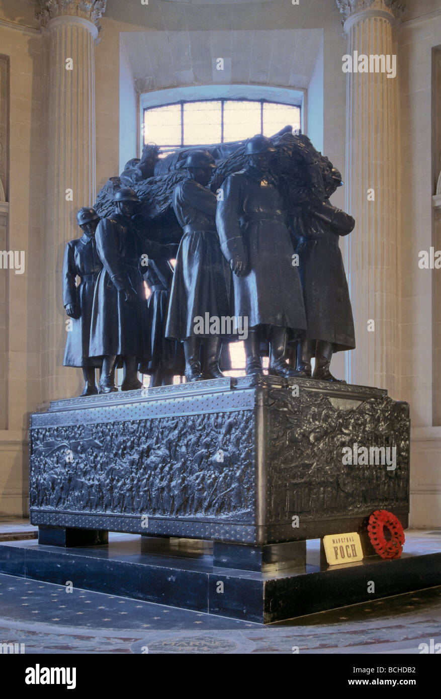 Marschall Foch Grab im Dom in Paris Frankreich Stockfoto