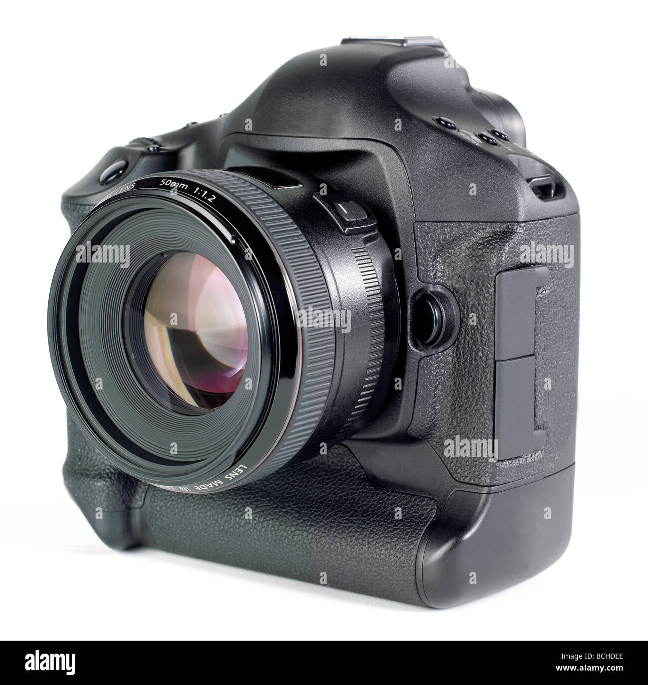 Schwarz digitale 35mm DSLR Kamera Spiegelreflex Stockfoto