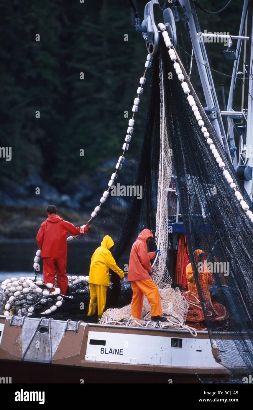 Kommerzielle Seine Fischerei Chatham Straße SE AK Stockfoto