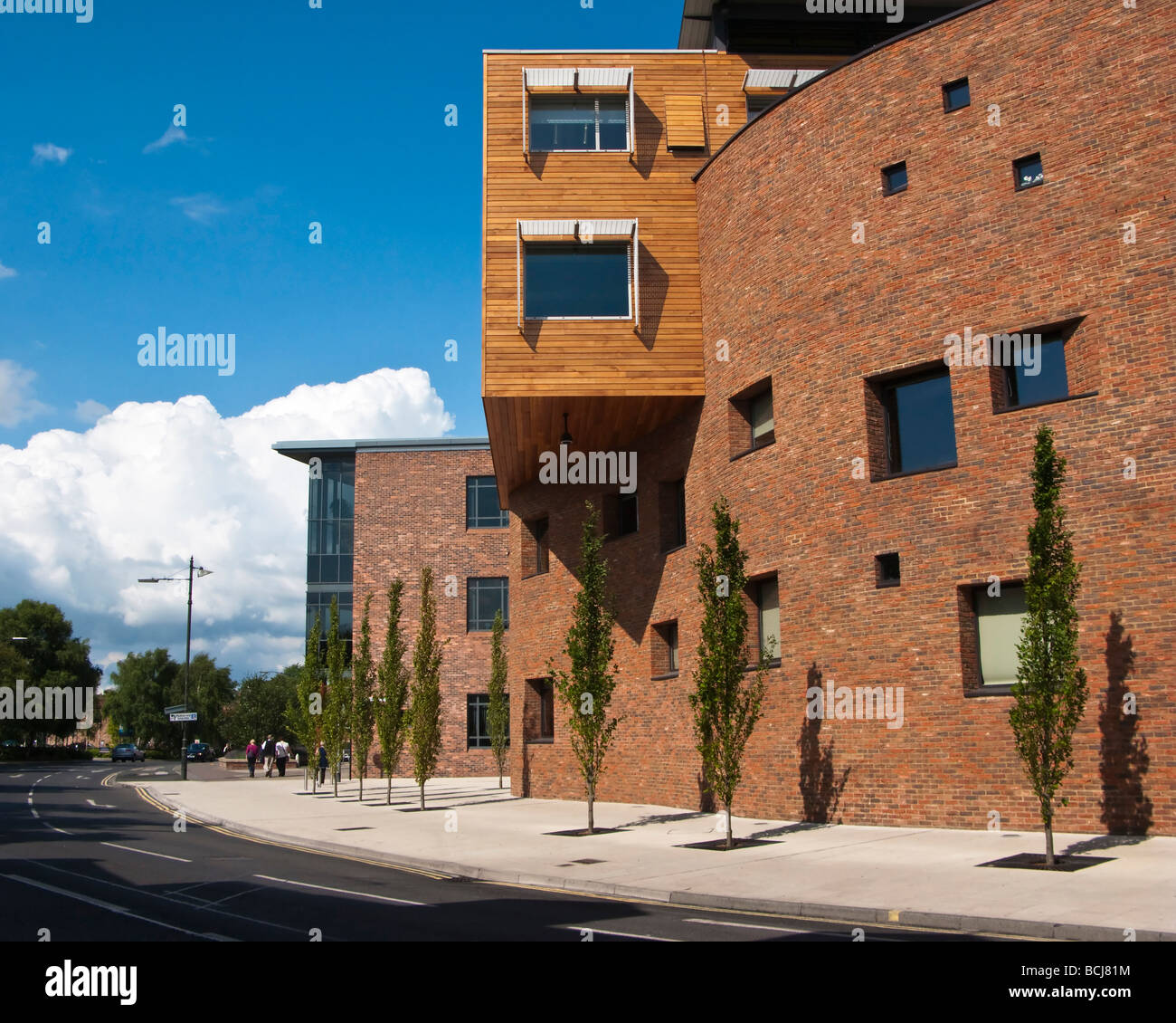 Brunnen Learning Centre York St. Johns University Clanance Street York North Yorkshire England UK Stockfoto