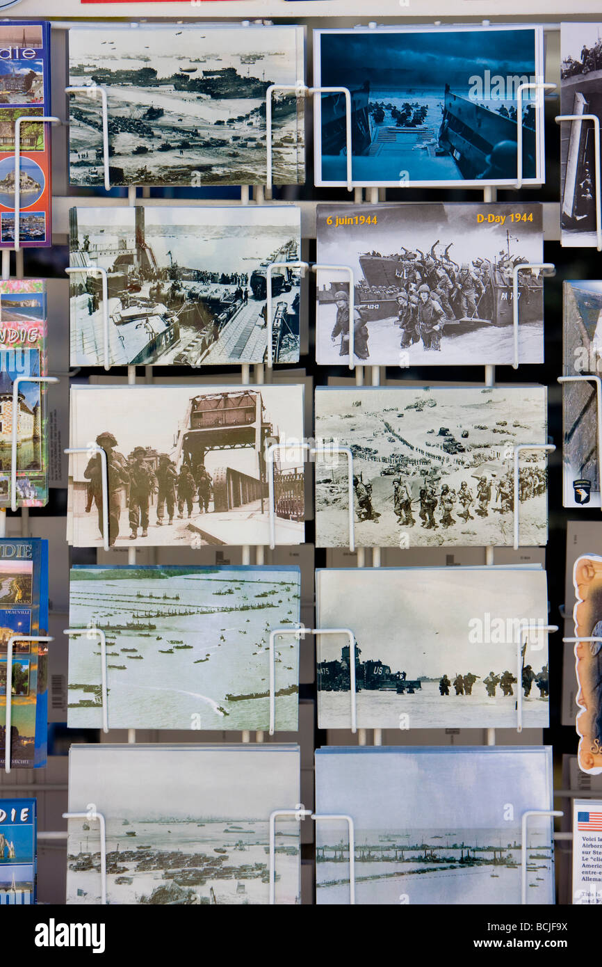 historische Fotos der Invasion Arromanches Normandie Frankreich Stockfoto