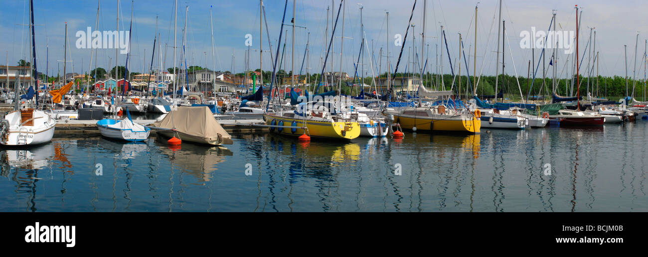 Sachsen Leipzig Neuseenlandes Cospuden Seenplatte in Deutschland Mai 09 Stockfoto