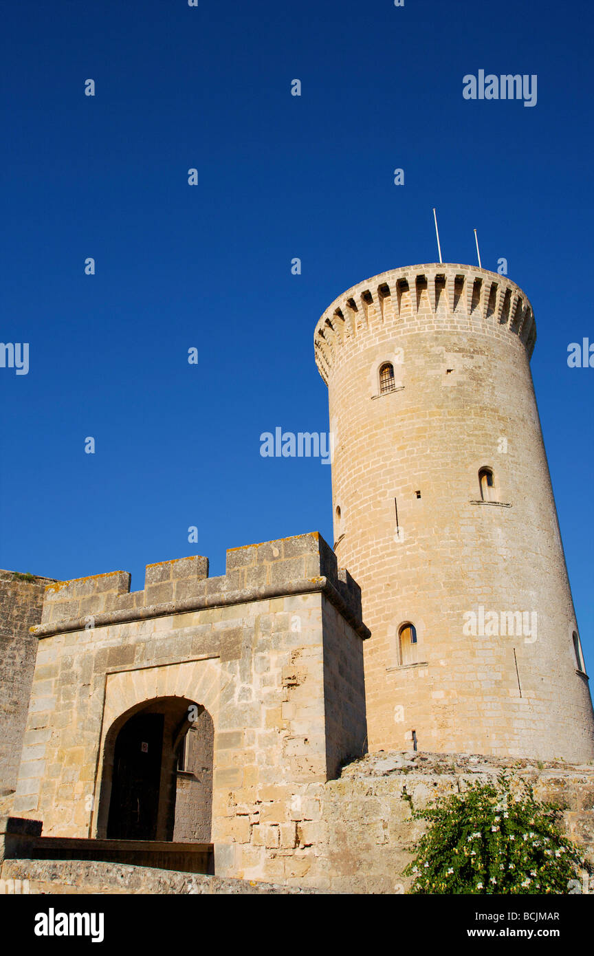 Castell de Bellver, Palma, Mallorca, Spanien Stockfoto