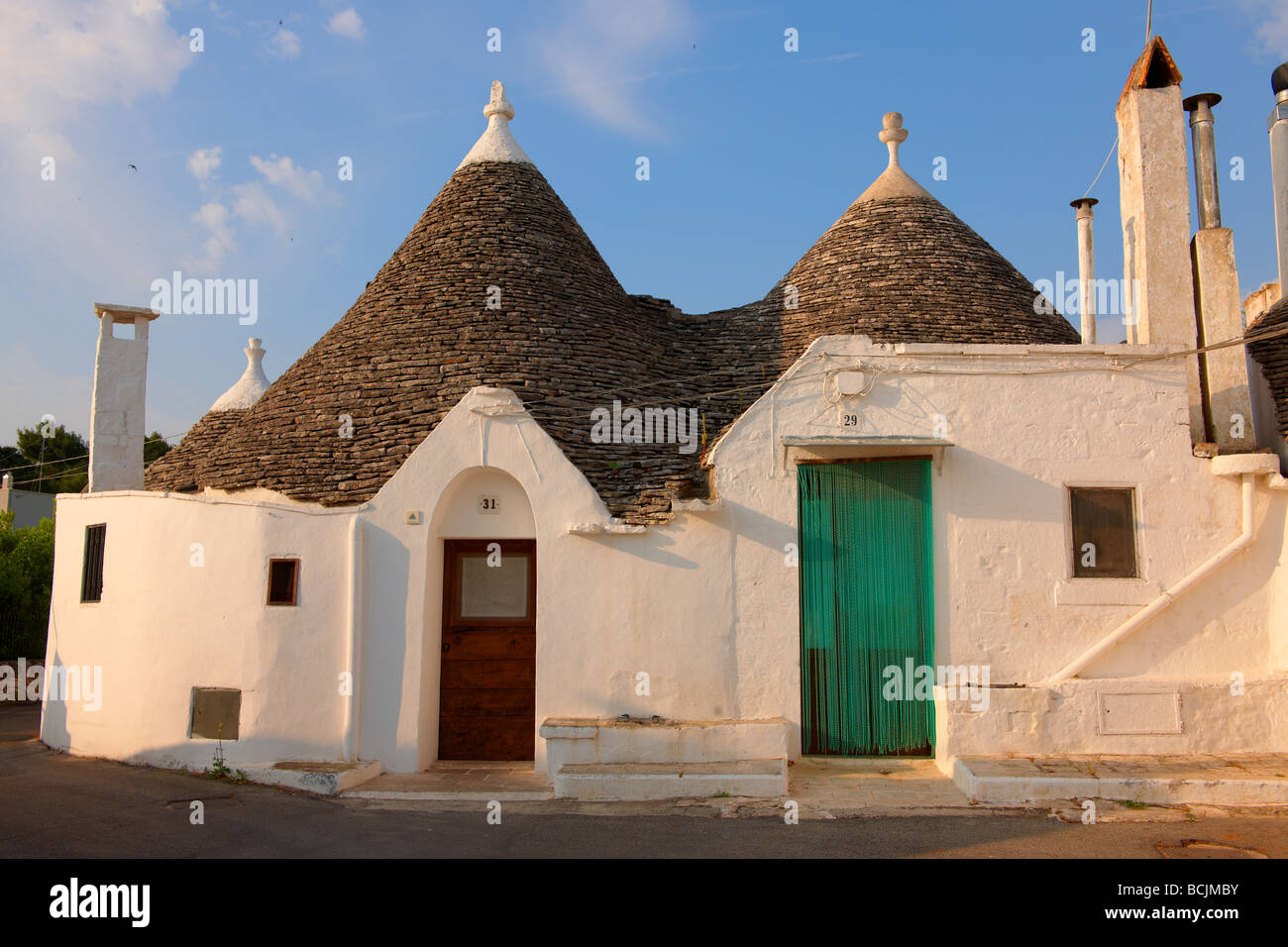 Trulli von Alberobello - Apulien - Italien Stockfoto