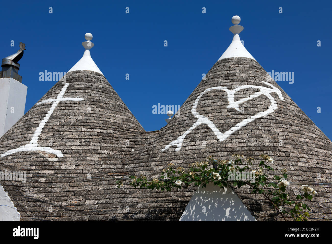 Trulli von Alberobello - Apulien - Italien Stockfoto