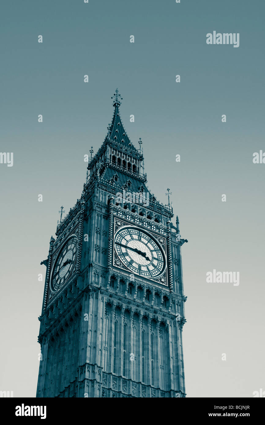 Big Ben, Houses of Glücksspielmarkts, London, England Stockfoto