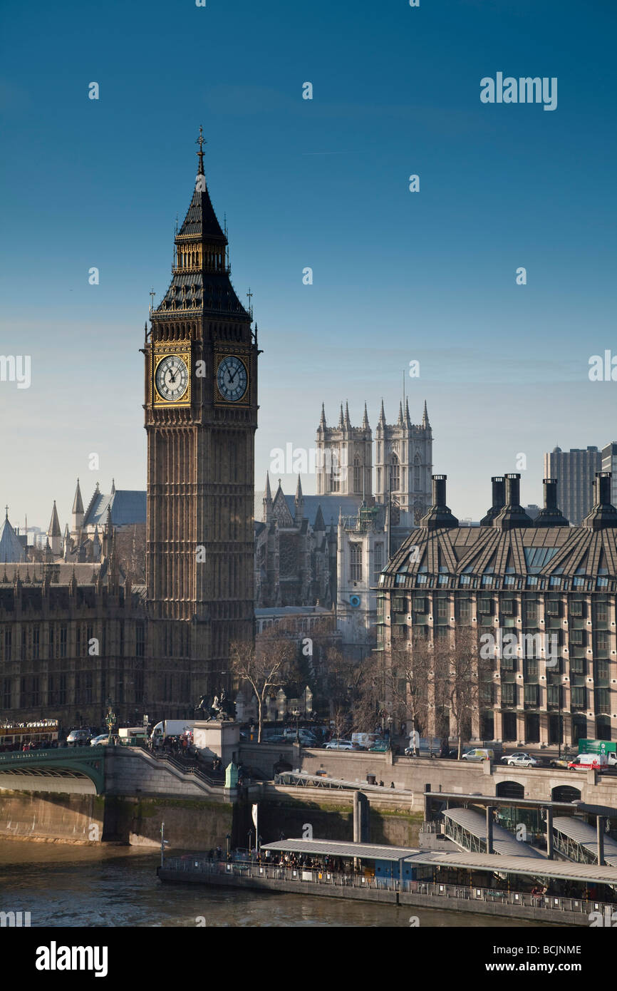 Big Ben & Houses of Parliament, London, England Stockfoto